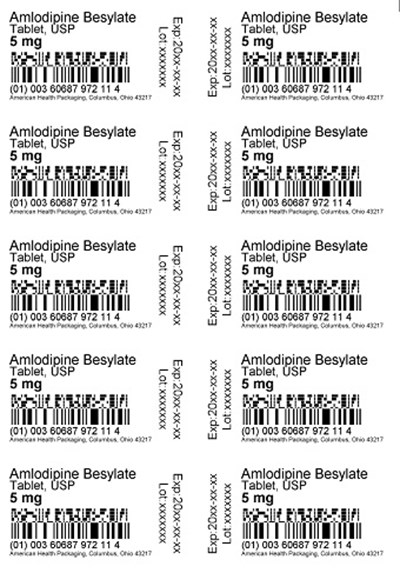 5 mg Amlodipine Besylate Tablet Blister.jpg (5 mg Amlodipine Besylate Tablet Blister)